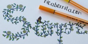 tipos de letras para decorar portadas de cuadernos