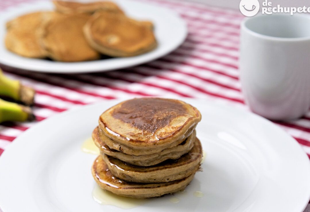 tortitas de avena y platano blw veganas