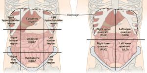 abdomen doloroso y viajes