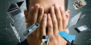 adolescente desconectado de las redes