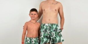 banadores a juego para padre e hijo