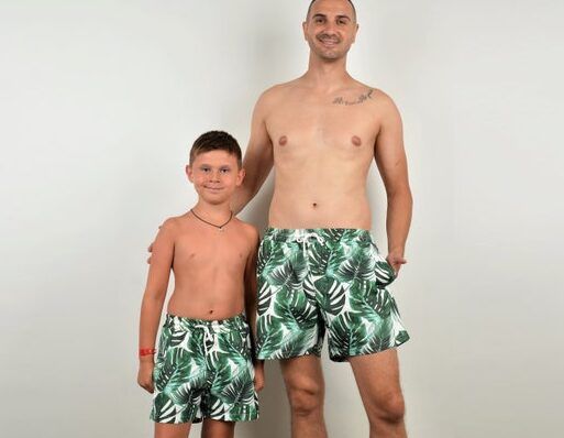 banadores a juego para padre e hijo