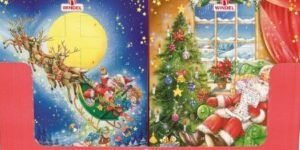 calendario de adviento de chocolate