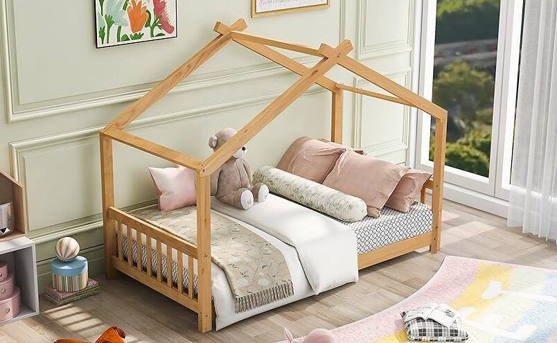 cama de casita para ninas