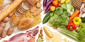 comida saludable y variada