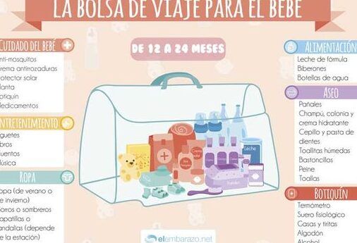 cuidados para bebes y viajes