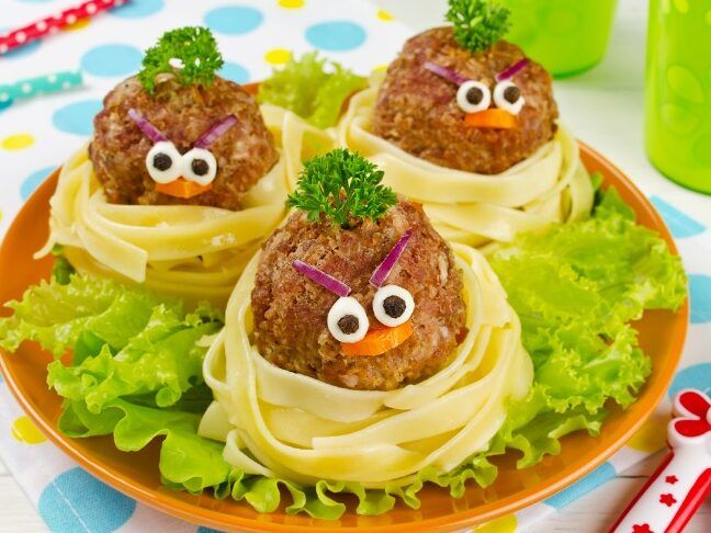 deliciosa comida para ninos