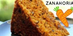 delicioso bizcocho de zanahoria