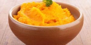delicioso pure de calabaza y zanahoria