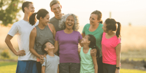 familia feliz sin barreras