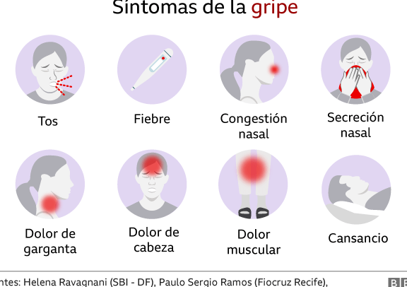 fiebre en la gripe comun
