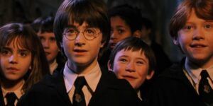 harry potter y ninos disfrutando