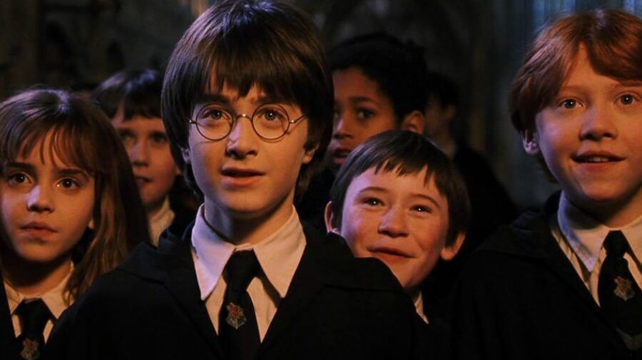 harry potter y ninos disfrutando