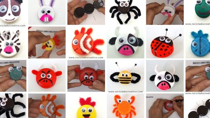ideas creativas con tapones