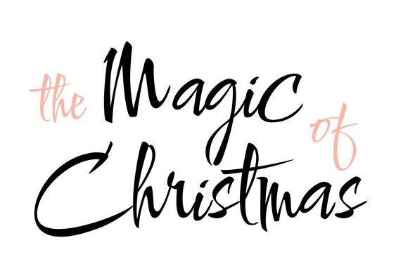 magia navidena en letras
