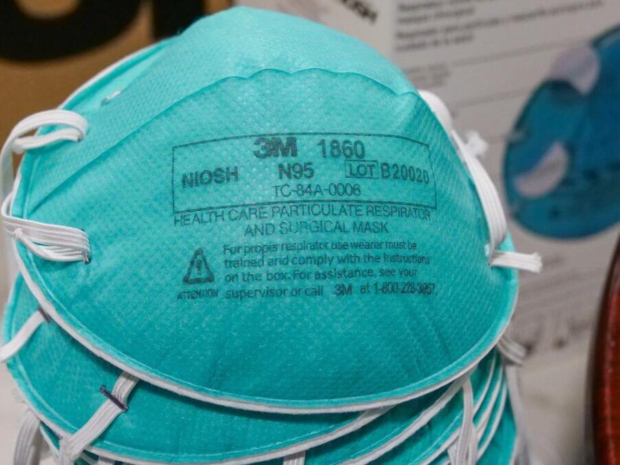 mascarillas en el hospital
