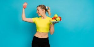 mujer feliz y saludable