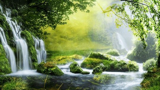 paisajes exoticos y coloridos