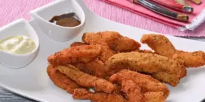 paso a paso tiras de pollo rebozadas