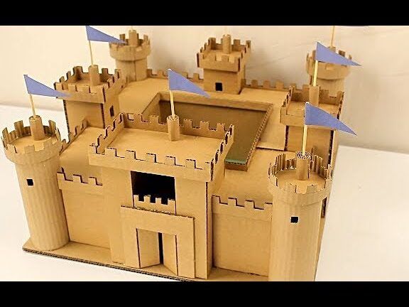 castillo de carton paso a paso