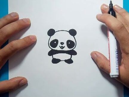dibujo paso a paso de panda