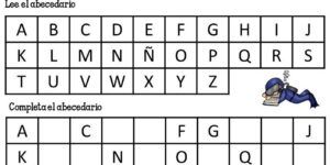 fichas educativas para aprender abecedario