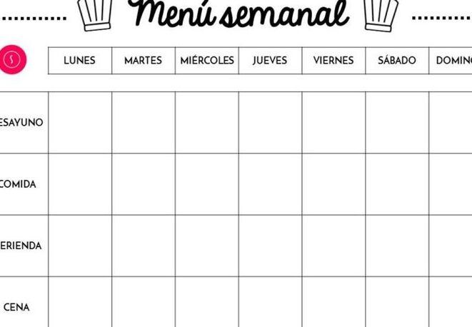 horario de comidas para ninos