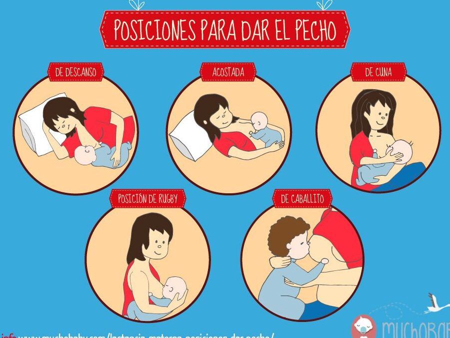 lactancia materna en diferentes posiciones