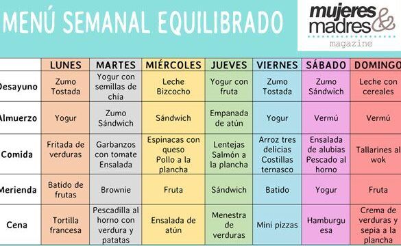 menu saludable y economico