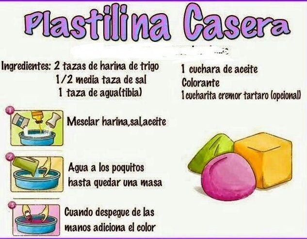 plastilina casera con harina