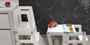 torre de aprendizaje convertible pupitre versatil