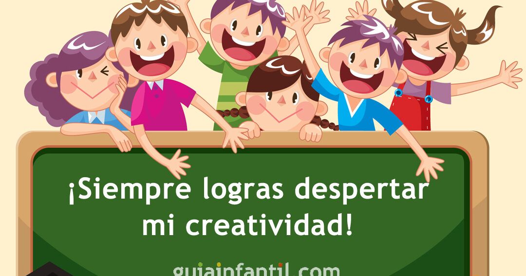agradecimiento a las profesoras infantiles