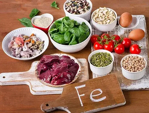 alimentos ricos en hierro para ninos