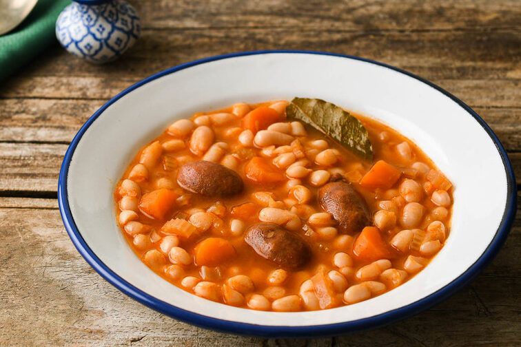 alubias blancas enlatadas deliciosas