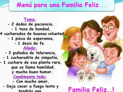 amor familiar en versos