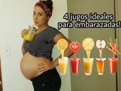 bebidas saludables para embarazadas