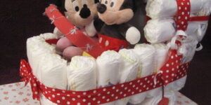 cesta de panales para bebe