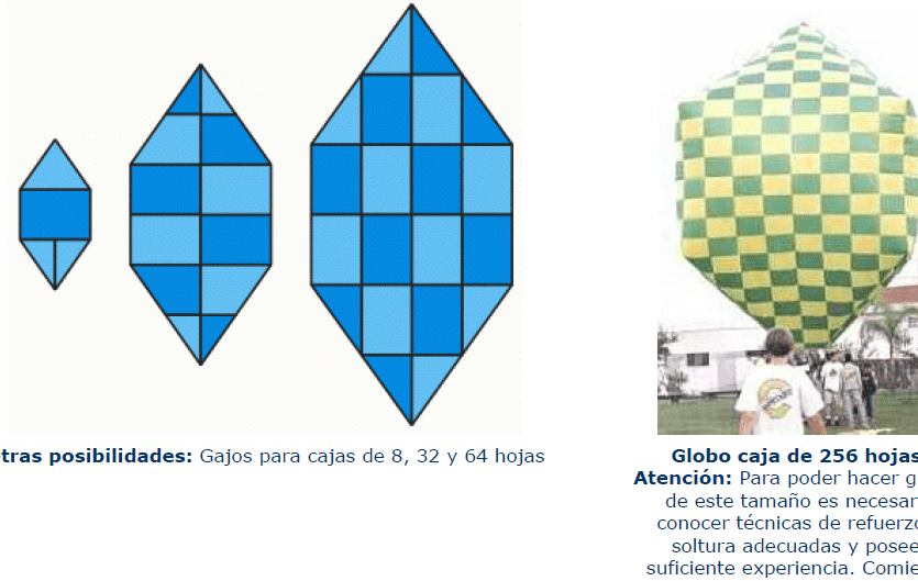 globo de papel en construccion