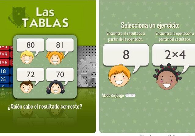 ninos dominando tablas multiplicar