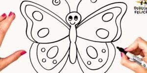 tutorial de dibujo de mariposas
