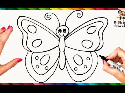 tutorial de dibujo de mariposas