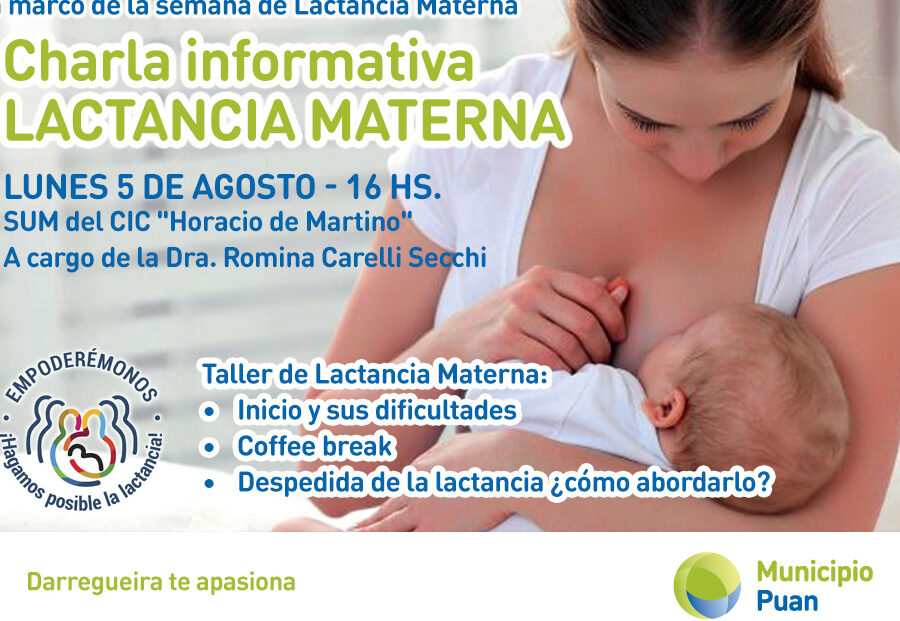 charlas informativas sobre lactancia materna