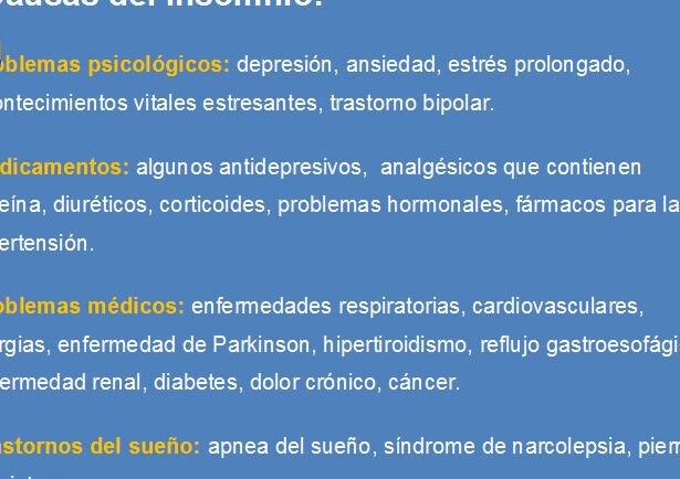 consecuencias emocionales de trastornos del sueno