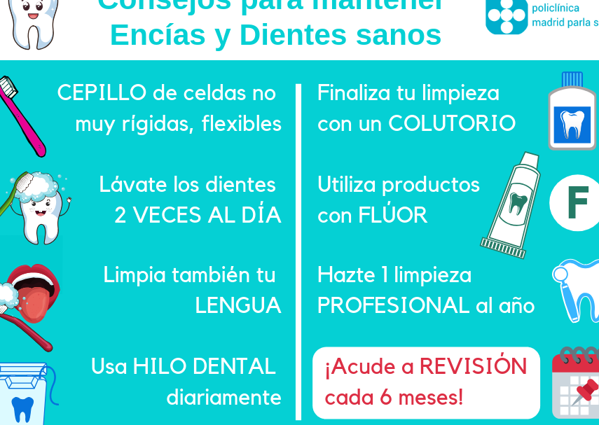 consejos para cuidar salud dental