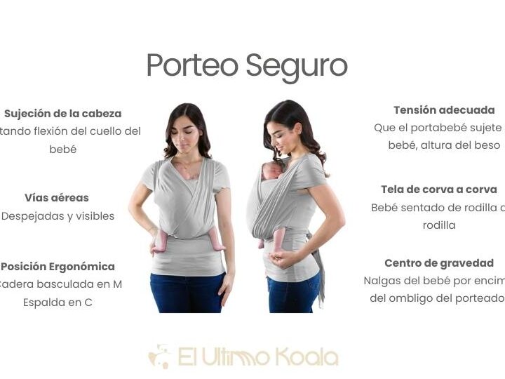 consejos para porteo seguro de bebes