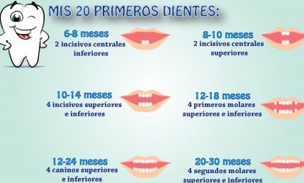 dientes del bebe y cuidados
