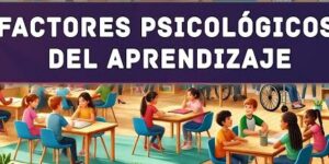 factores psicologicos en el aprendizaje