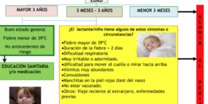 fiebre infantil y factores de riesgo