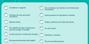 mujer embarazada lista para dar a luz