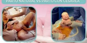 parto natural vs cesarea